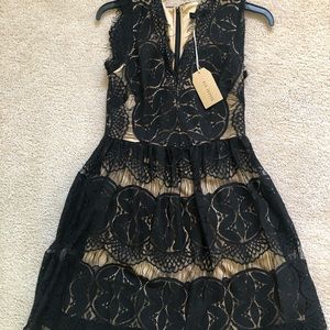 Black cocktail dress from Nordstrom